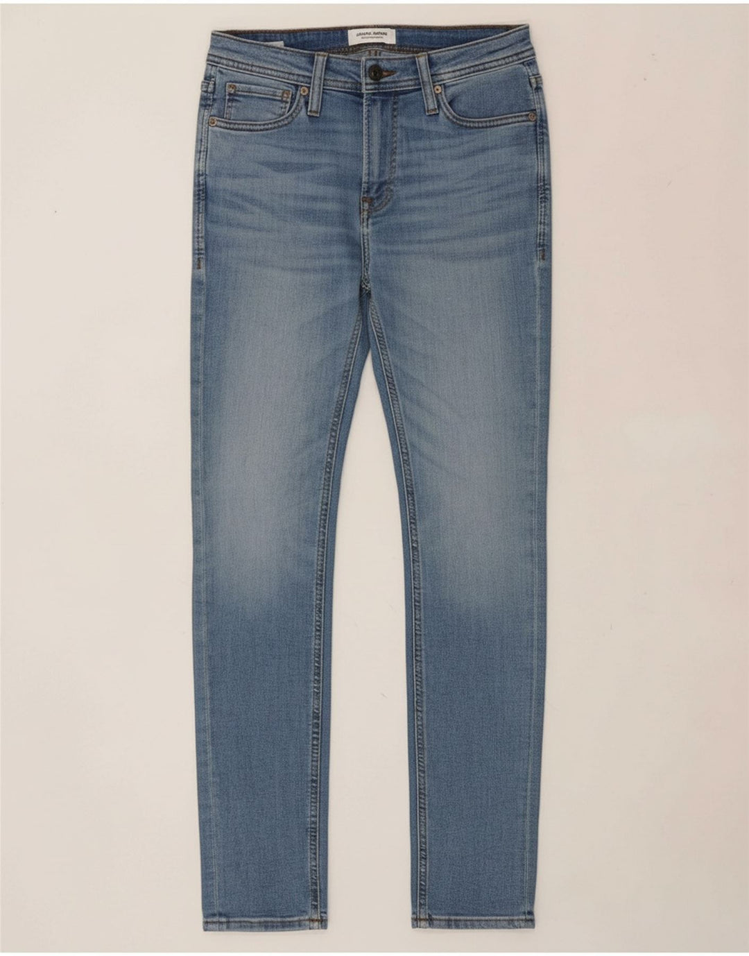 JACK & JONES Mens Liam Skinny Jeans W28 L32 Blue