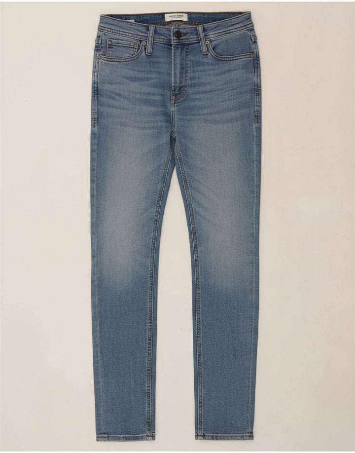 JACK & JONES Mens Liam Skinny Jeans W28 L32 Blue