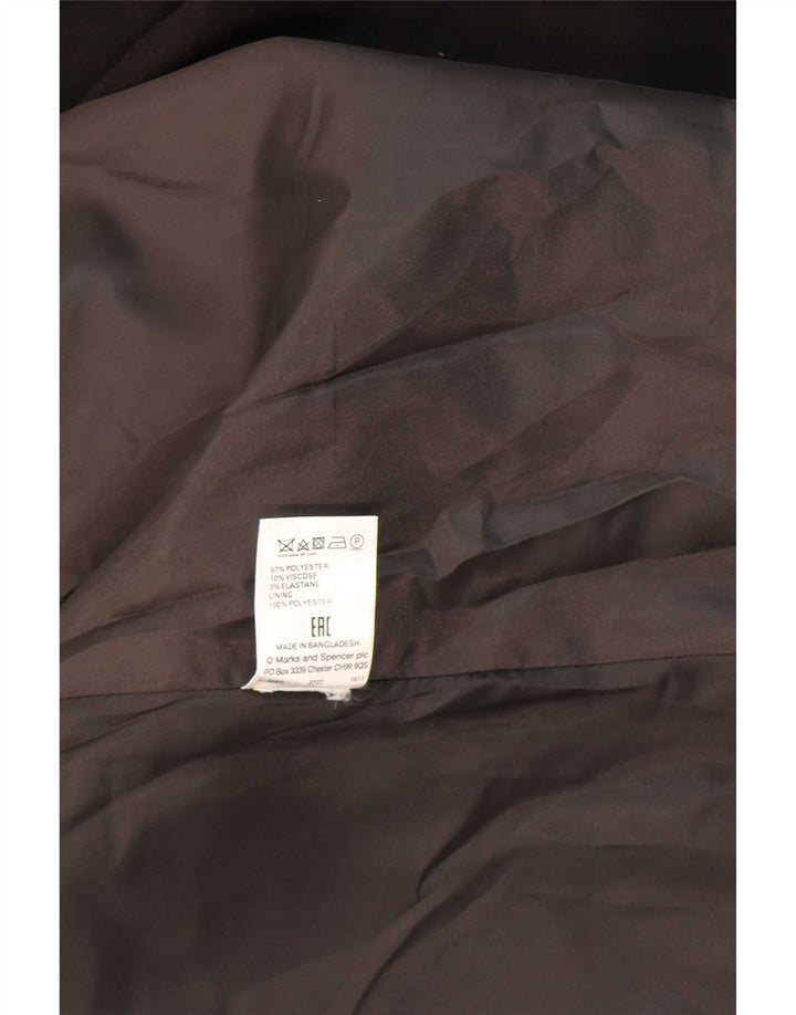 Soprabito da donna Marks & Spencer UK 10 piccolo poliestere nero