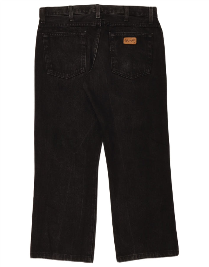 Jeans Bootcut da uomo Wrangler W34 L27 cotone nero