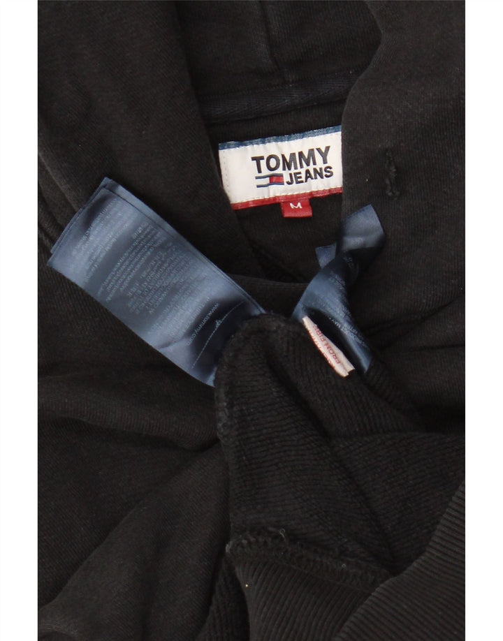 TOMMY HILFIGER Maglione con cappuccio da uomo in cotone nero medio