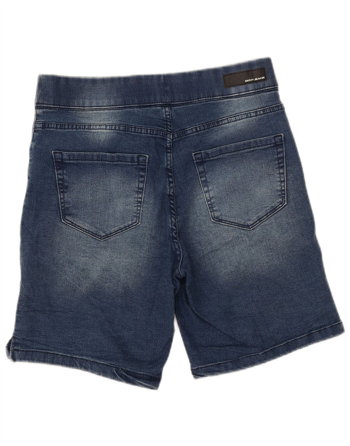 Pantaloncini di jeans da uomo DKNY piccoli W30 in cotone blu