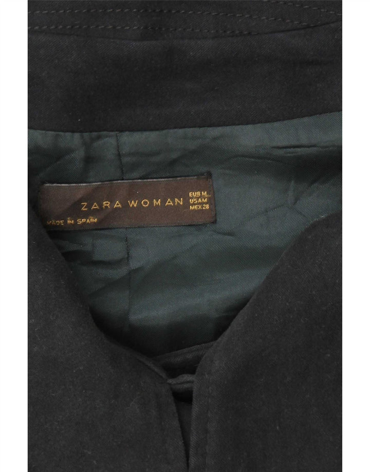 Giacca blazer a 2 bottoni da donna Zara UK 14 media nera