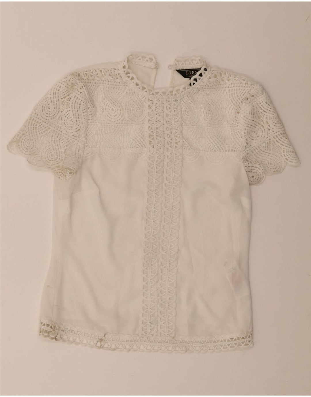 Camicetta da donna Lipsy Top UK 6 XS Poliestere floreale bianco