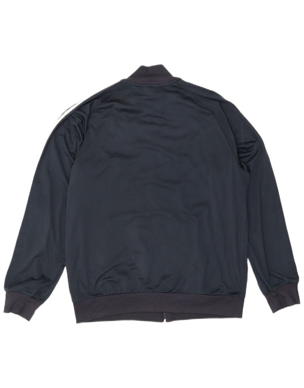 Giacca da tuta da uomo Adidas Clima 365 grande in poliestere blu navy