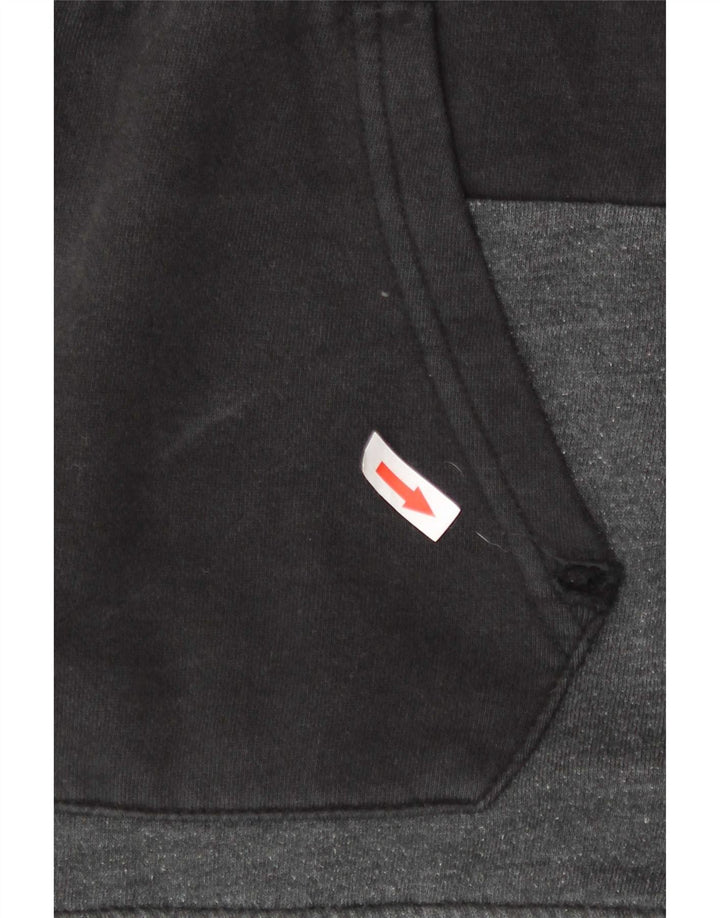 Maglione con cappuccio e zip da uomo Volcom grande color block nero