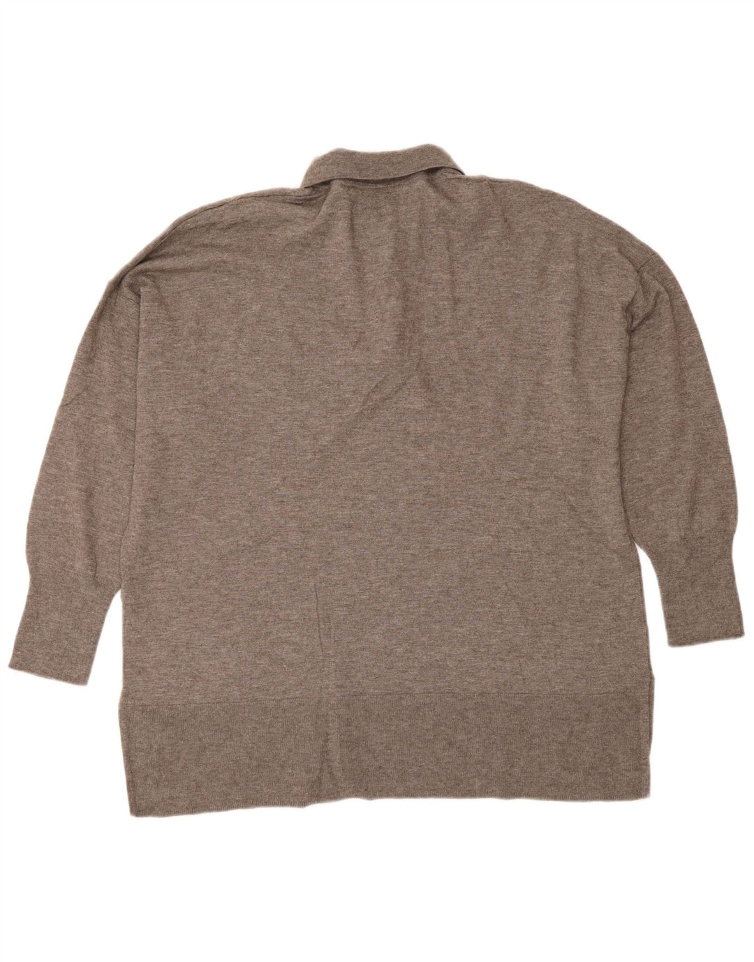 Maglione ZARA da donna con collo alto in lana marrone medio