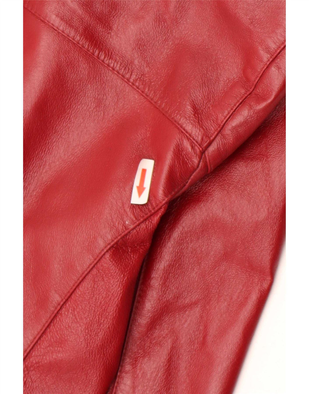 Giacca in pelle da donna HELLINE UK 12 Pelle rossa media