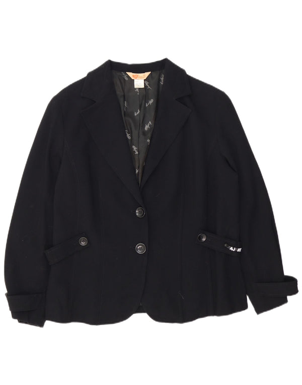 Giacca Blazer a 2 Bottoni da Donna Liu Jo IT 52 2XL Acetato Nero