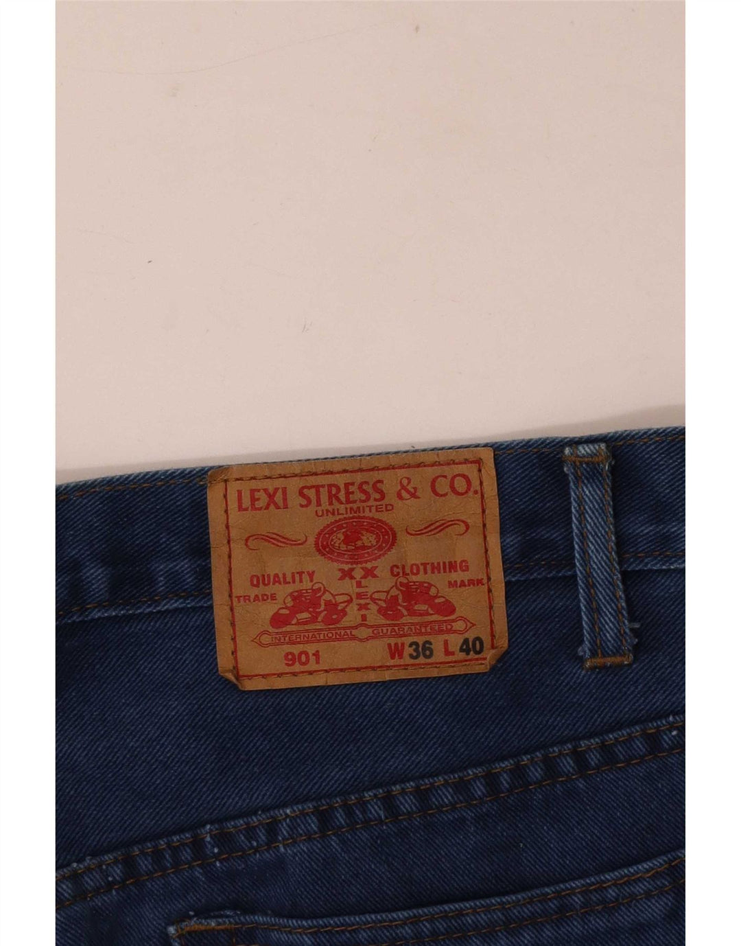 Jeans dritti vintage da uomo 901 W36 L30 blu