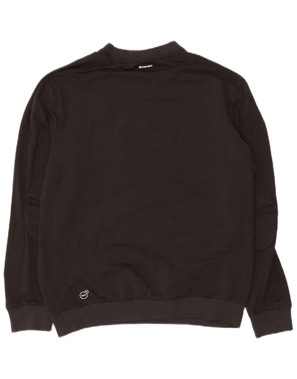 Felpa da uomo Puma Maglione grande nera