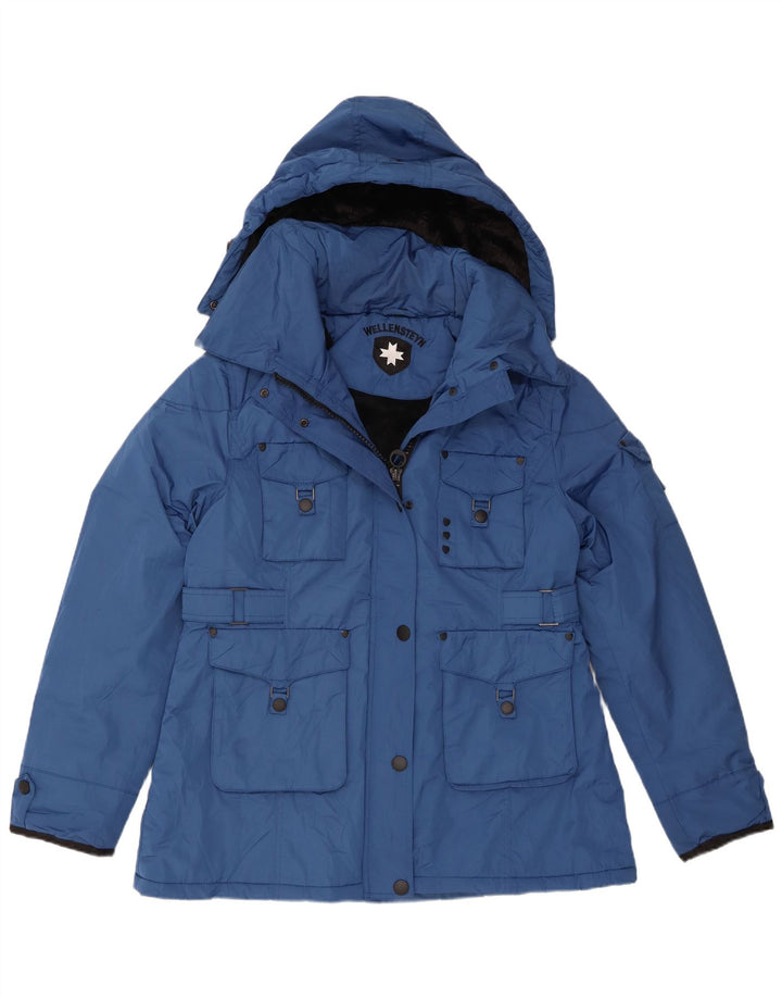 Giacca imbottita con cappuccio da donna Wellensteyn UK 20 2XL blu poliammide