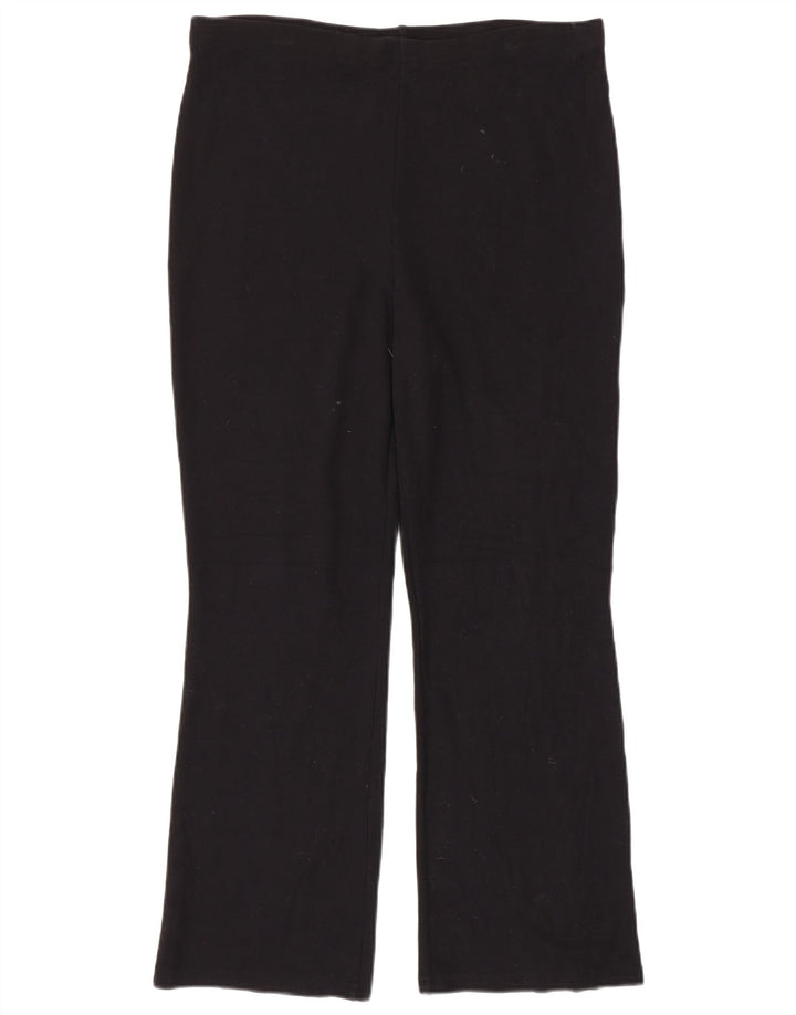 Pantaloni Marks & Spencer da donna St. Michael UK 14 Large in viscosa nera