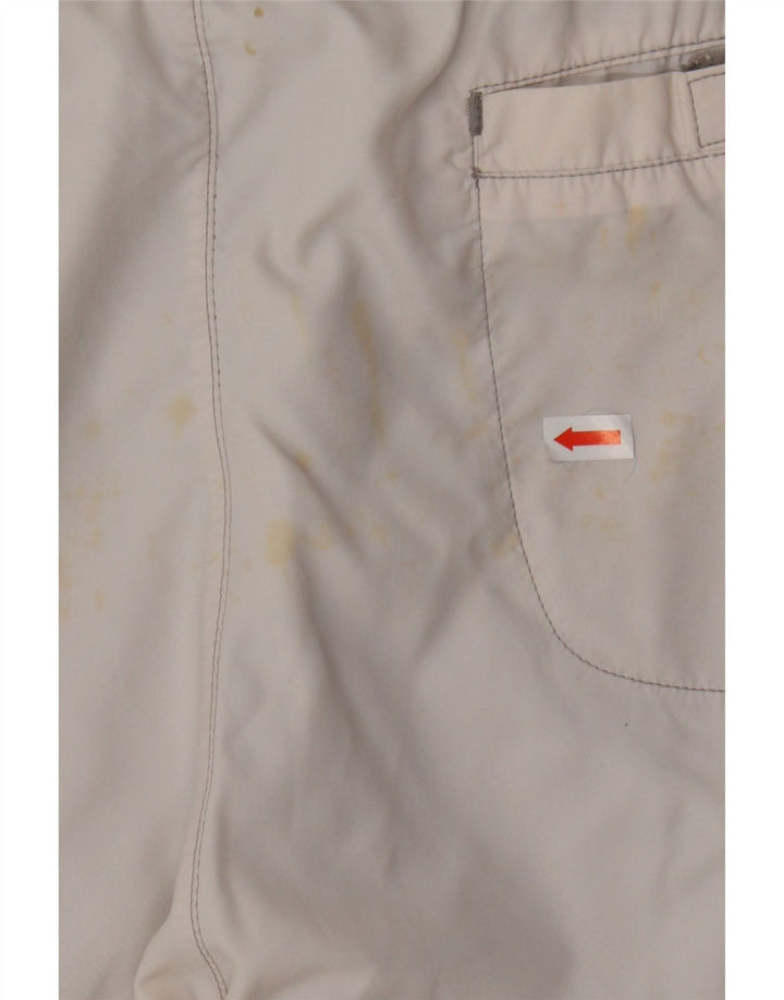 ADIDAS Mens Tracksuit Trousers UK 38 Medium  Beige Striped Polyamide Vintage Adidas and Second-Hand Adidas from Messina Hembry 
