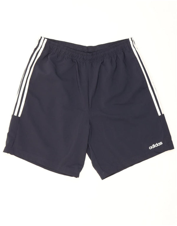 Adidas Mens Sport Shorts XL  Navy Blue Polyester
