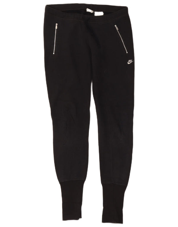 Pantaloni della tuta da donna Nike Joggers UK 6 XS cotone nero