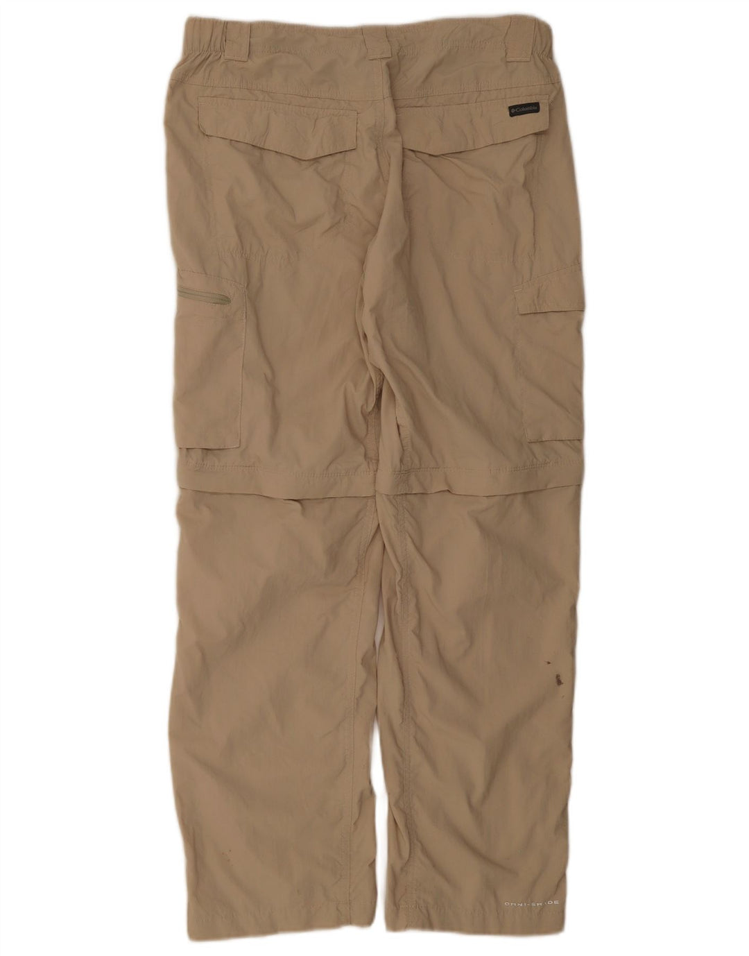 Pantaloni cargo dritti da uomo Columbia W34 L30 nylon beige