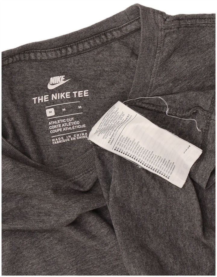 T-shirt da uomo Nike Top in cotone grigio medio
