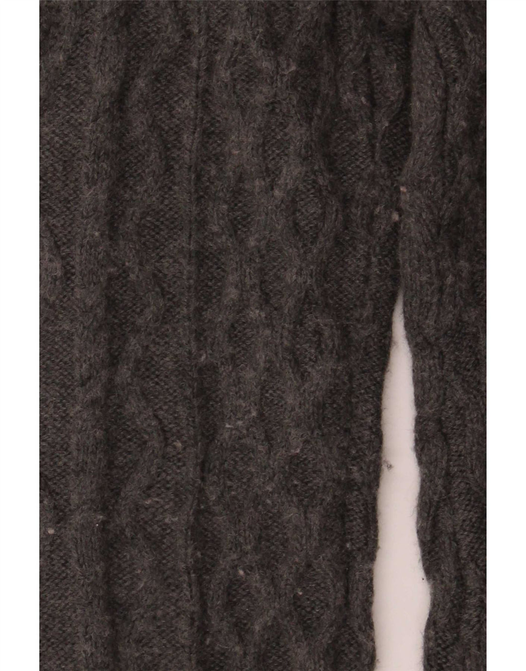 Maglione cardigan da donna Zara UK 14 grande acrilico grigio