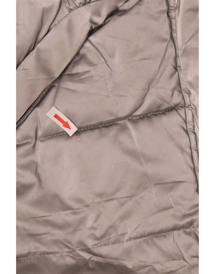Cappotto imbottito con cappuccio per ragazze Zara 13-14 anni in poliestere argento