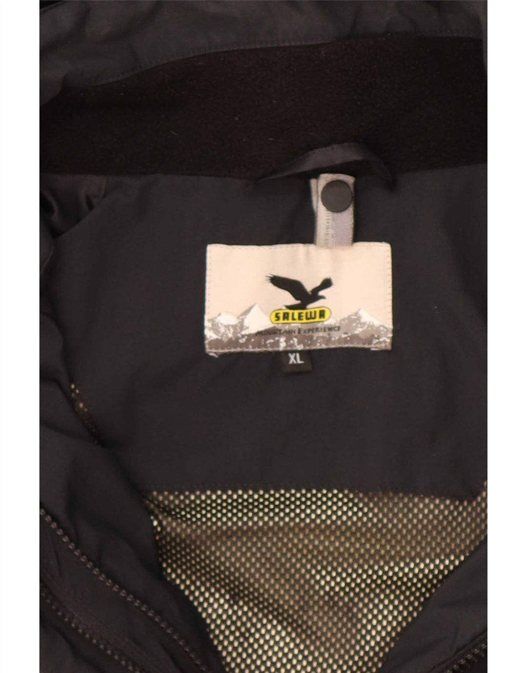 SALEWA Giacca antipioggia da uomo con cappuccio UK 44 XL Grigio Colourblock