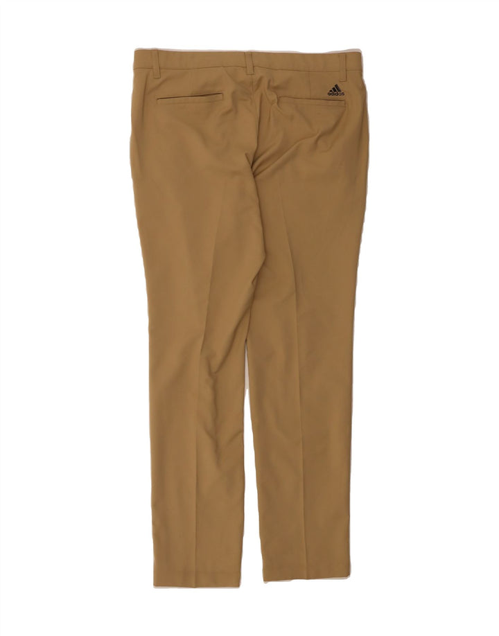 ADIDAS Mens Slim Chino Trousers W34 L32 Beige Polyester Vintage Adidas and Second-Hand Adidas from Messina Hembry 