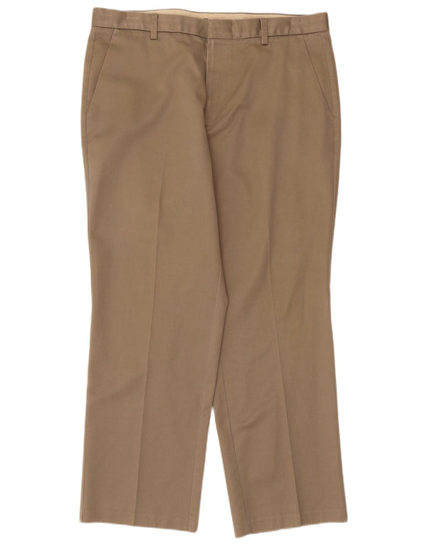 Pantaloni chino dritti da uomo dalla vestibilità classica Dockers W36 L29 in cotone beige