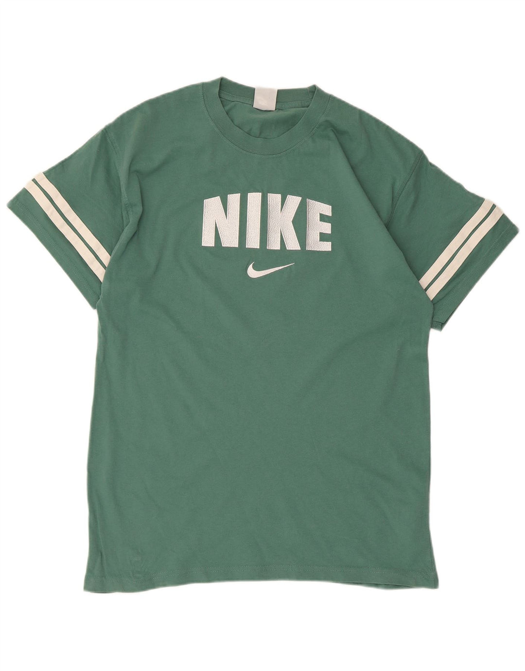 T-shirt grafica da uomo Nike Top in cotone color block verde medio