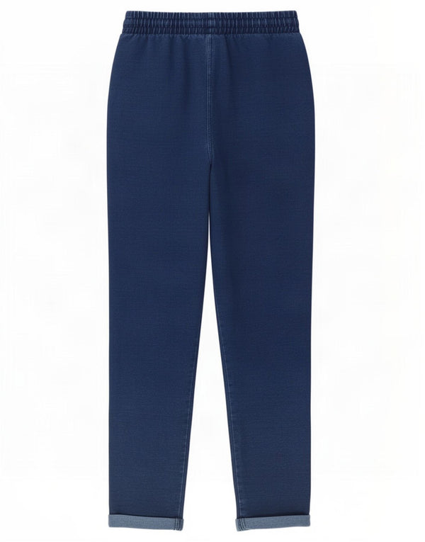 Pantaloni affusolati da donna Marks & Spencer UK 8 piccoli W26 L27 blu