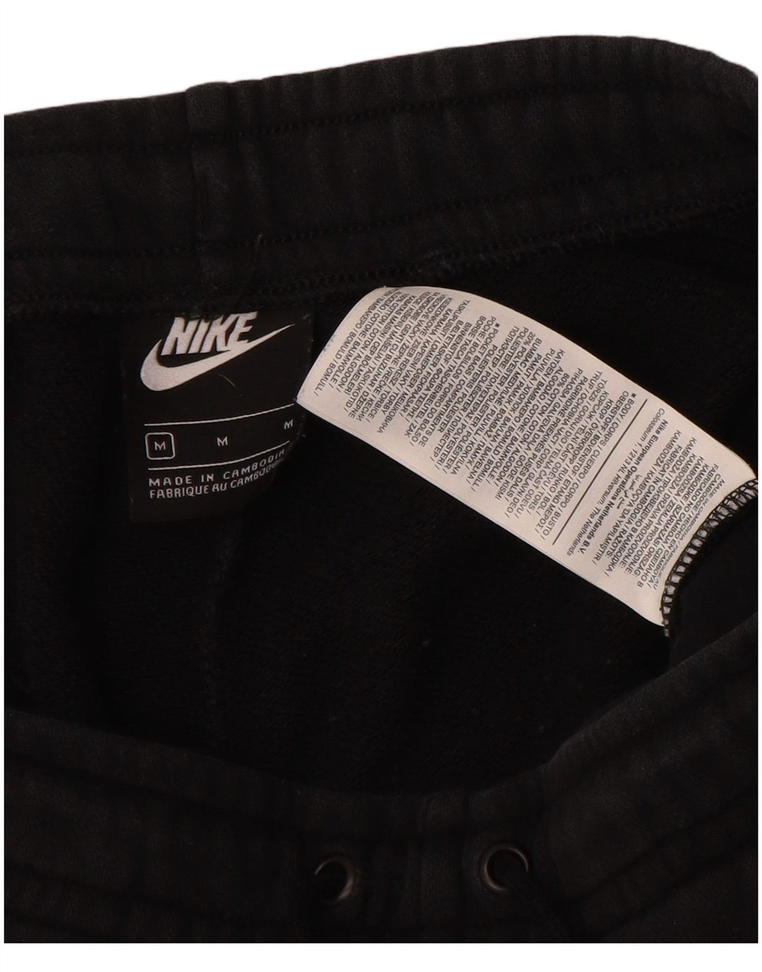 Pantaloni da tuta da uomo Nike Joggers medio cotone nero