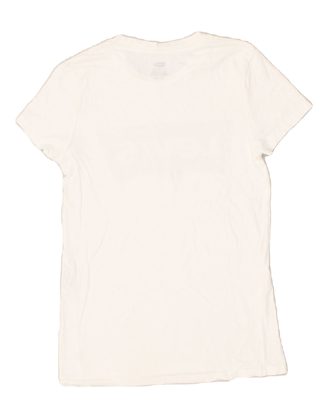 LEVI'S Womens Graphic T-Shirt Top UK 6 XS White | Vintage Levi's | Thrift | Second-Hand Levi's | Used Clothing | Messina Hembry 