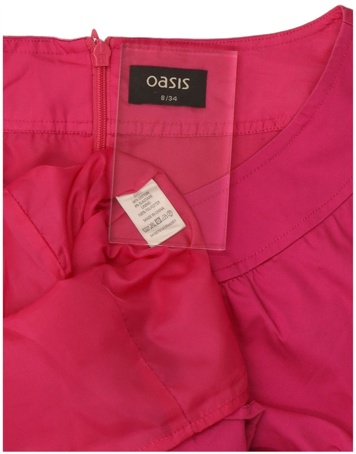 Abito tubino da donna OASIS UK 8 piccolo cotone rosa