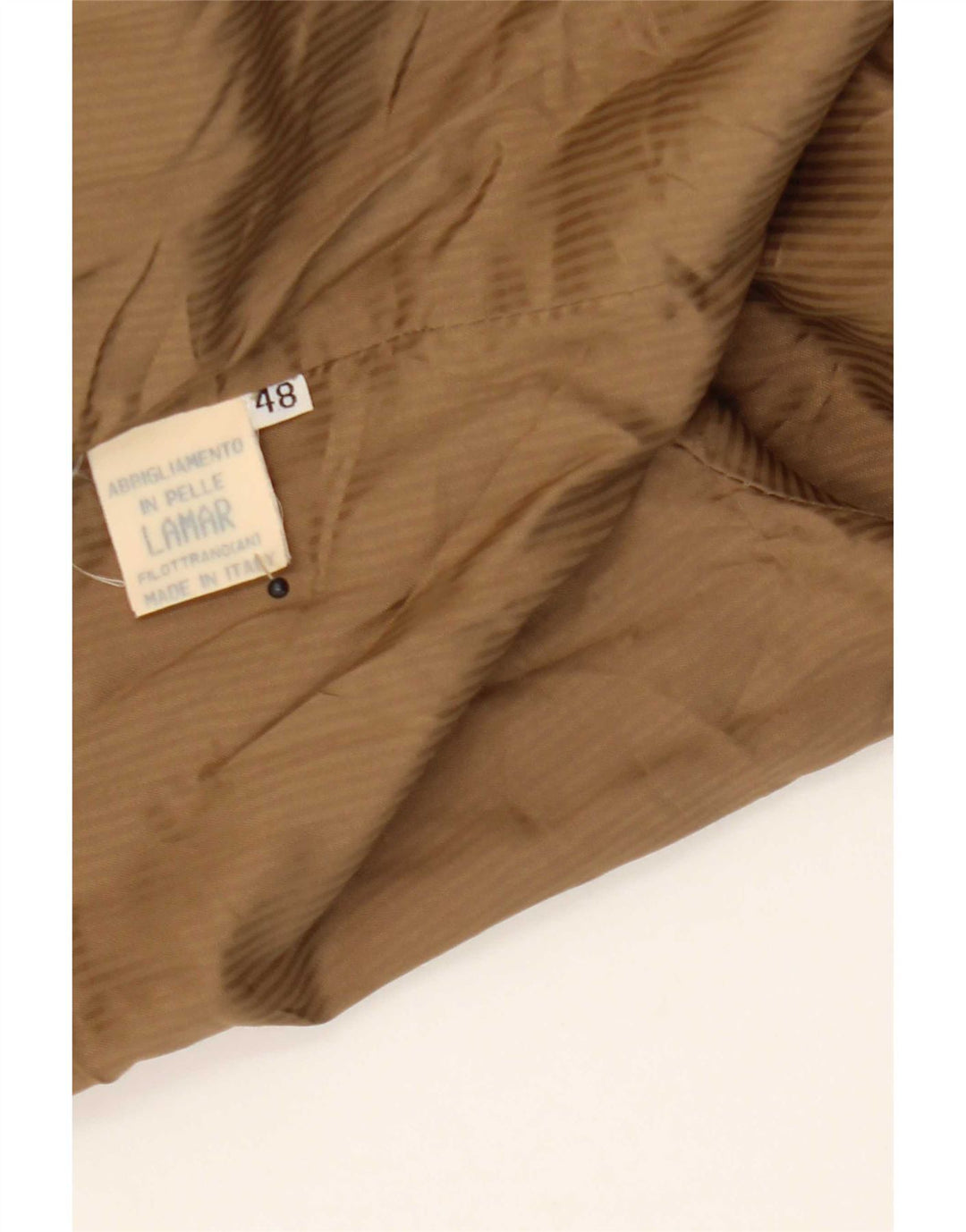 Giacca blazer vintage da uomo in pelle scamosciata a 4 bottoni IT 48 in pelle marrone medio