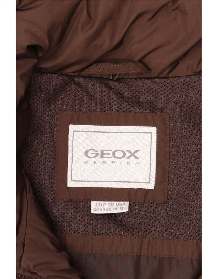 Cappotto imbottito Respira da donna GEOX UK 14 grande marrone