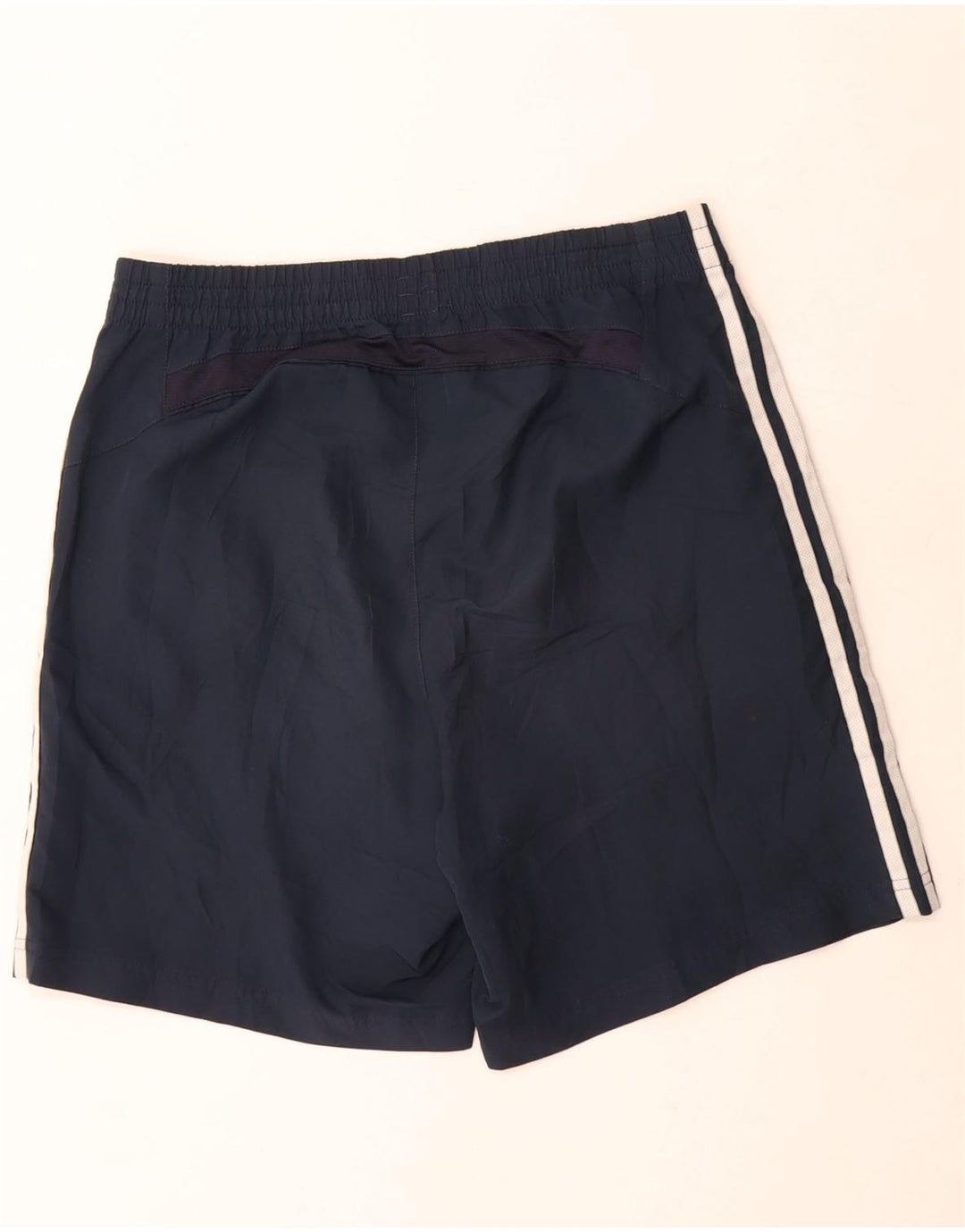 Pantaloncini sportivi da uomo Adidas piccoli in poliestere blu navy