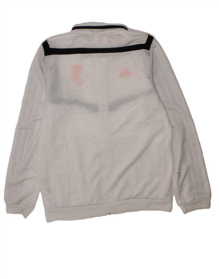 ADIDAS Girls Juventus Tracksuit Top Jacket 11-12 Years White Polyester Vintage Adidas and Second-Hand Adidas from Messina Hembry 