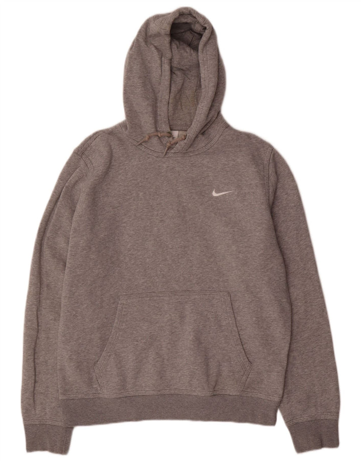 Maglia con cappuccio Nike da uomo di colore grigio medio