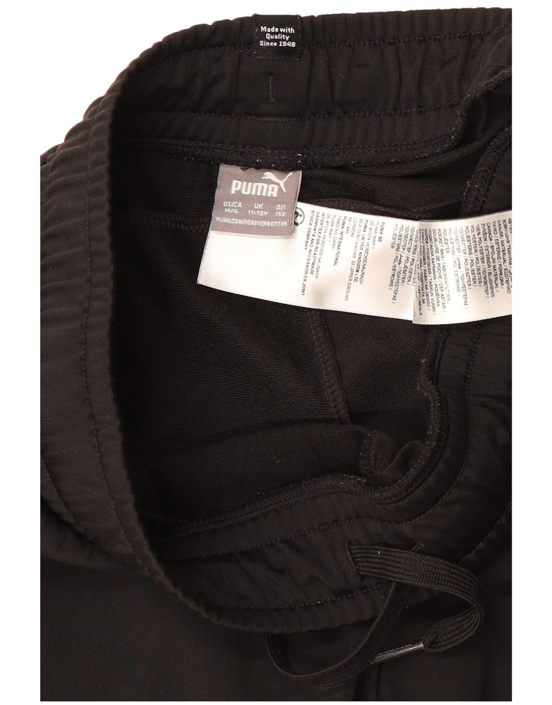 Pantaloni da tuta da ragazzo PUMA Joggers 11-12 anni Poliestere nero