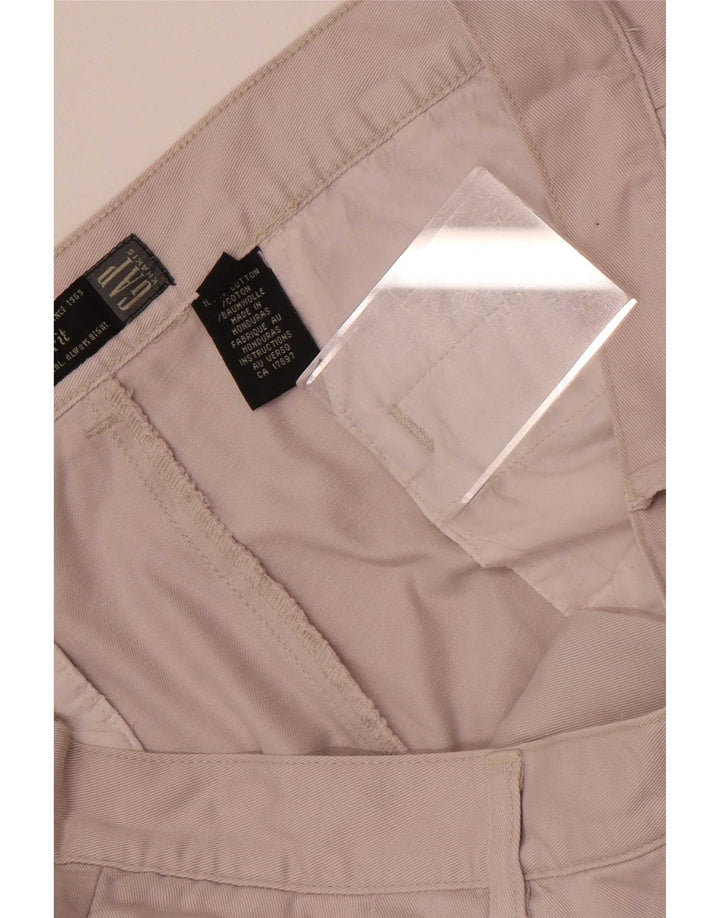 Pantaloni chino con pegging da donna Gap W34 L32 in cotone beige