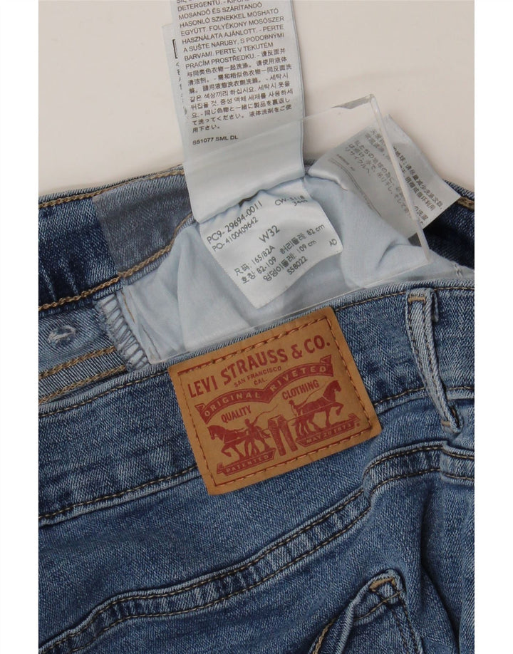 Pantaloncini di jeans classici da donna Levi's W32 Large in cotone blu