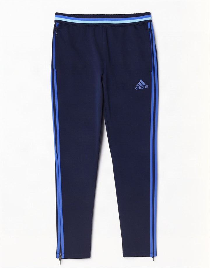 Pantaloni da tuta Adidas Climacool da uomo grandi in poliestere blu navy
