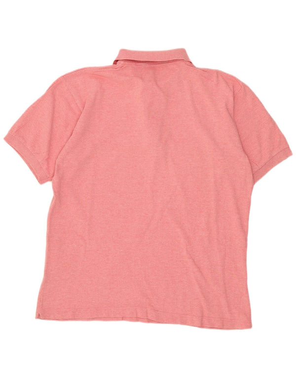 Polo Kappa Uomo Large Rosa In Cotone