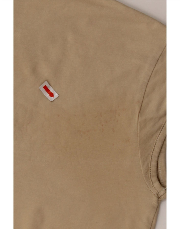 T-shirt corta NIKE da donna UK 10/12 Beige medio