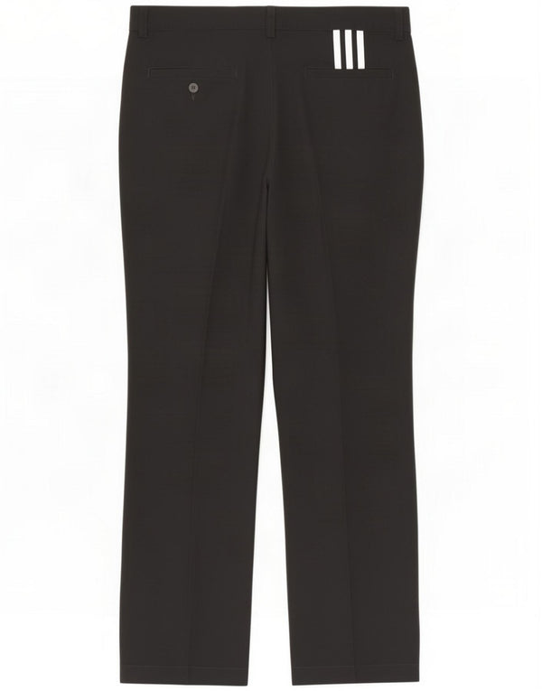 Pantaloni chino dritti Adidas Uomo Climalite W34 L32 poliestere nero