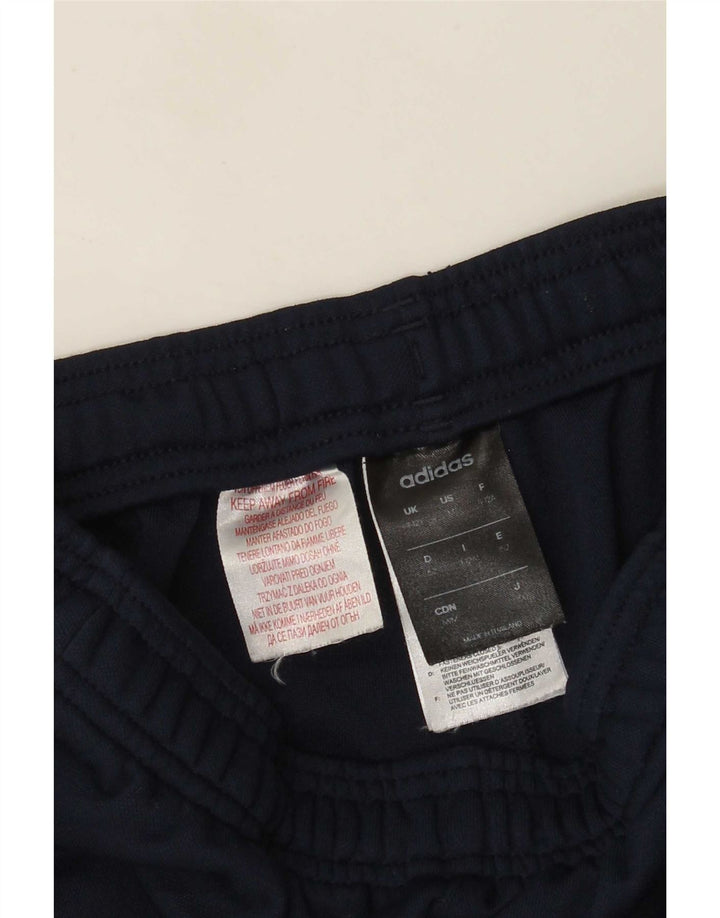 Pantaloni da tuta Adidas Climalite da ragazzo 11-12 anni in poliestere blu navy