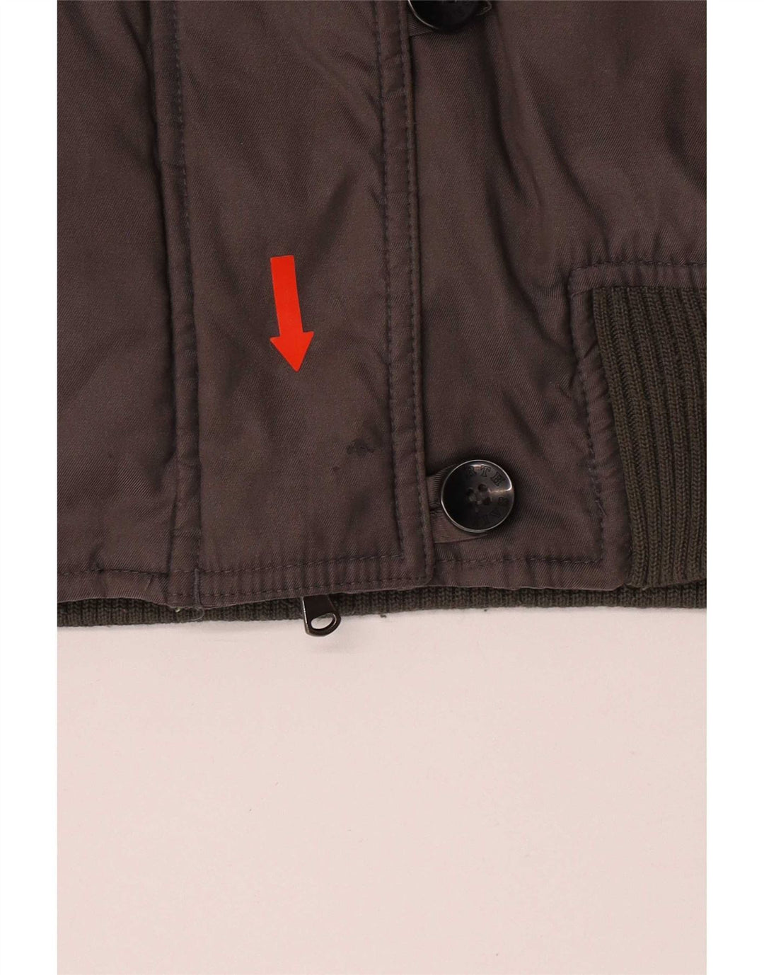 Giubbotto bomber con cappuccio grafico oversize da donna North Sails UK 6 XS Grigio