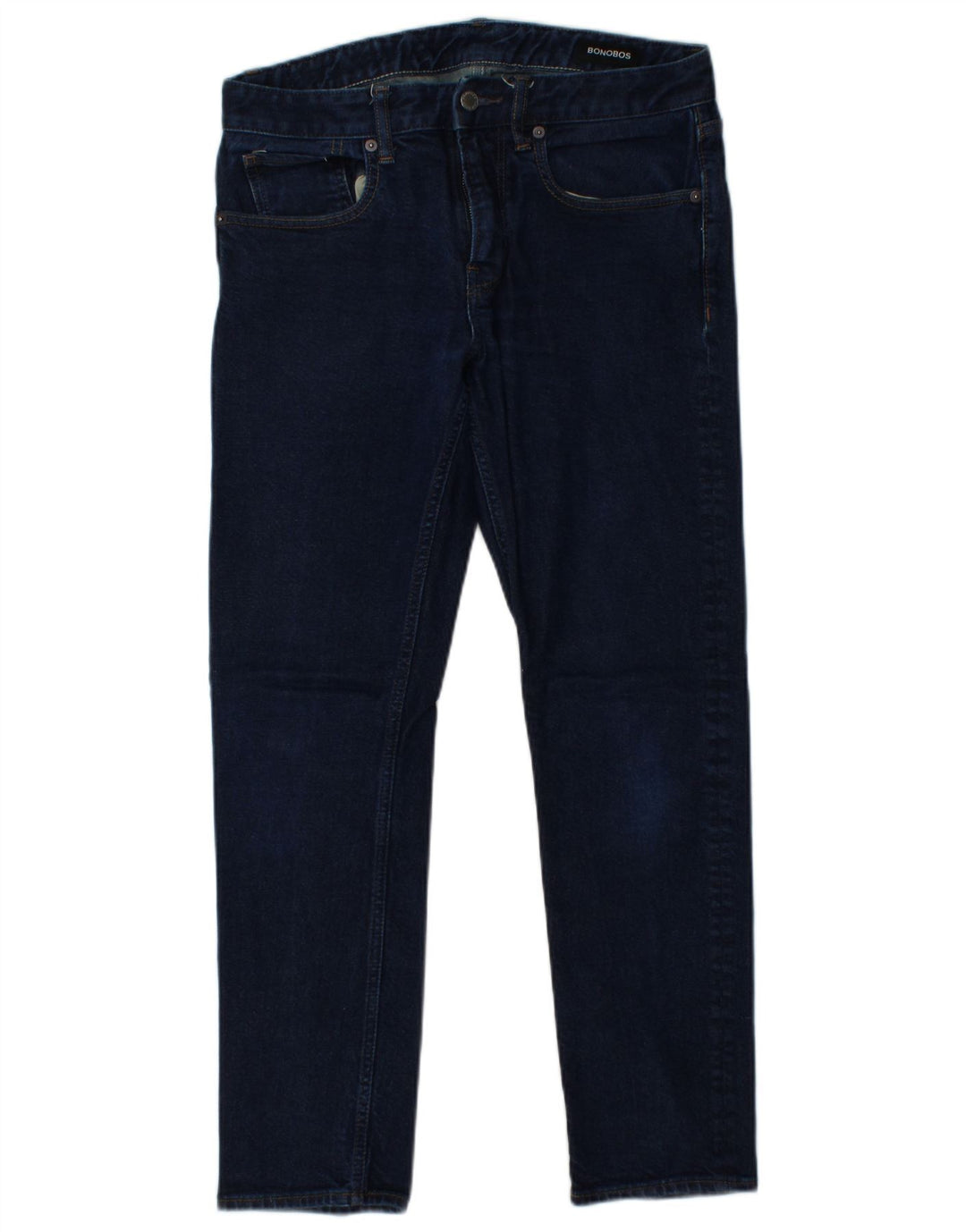 Jeans slim fit su misura da donna BONOBOS W30 L27 Blu