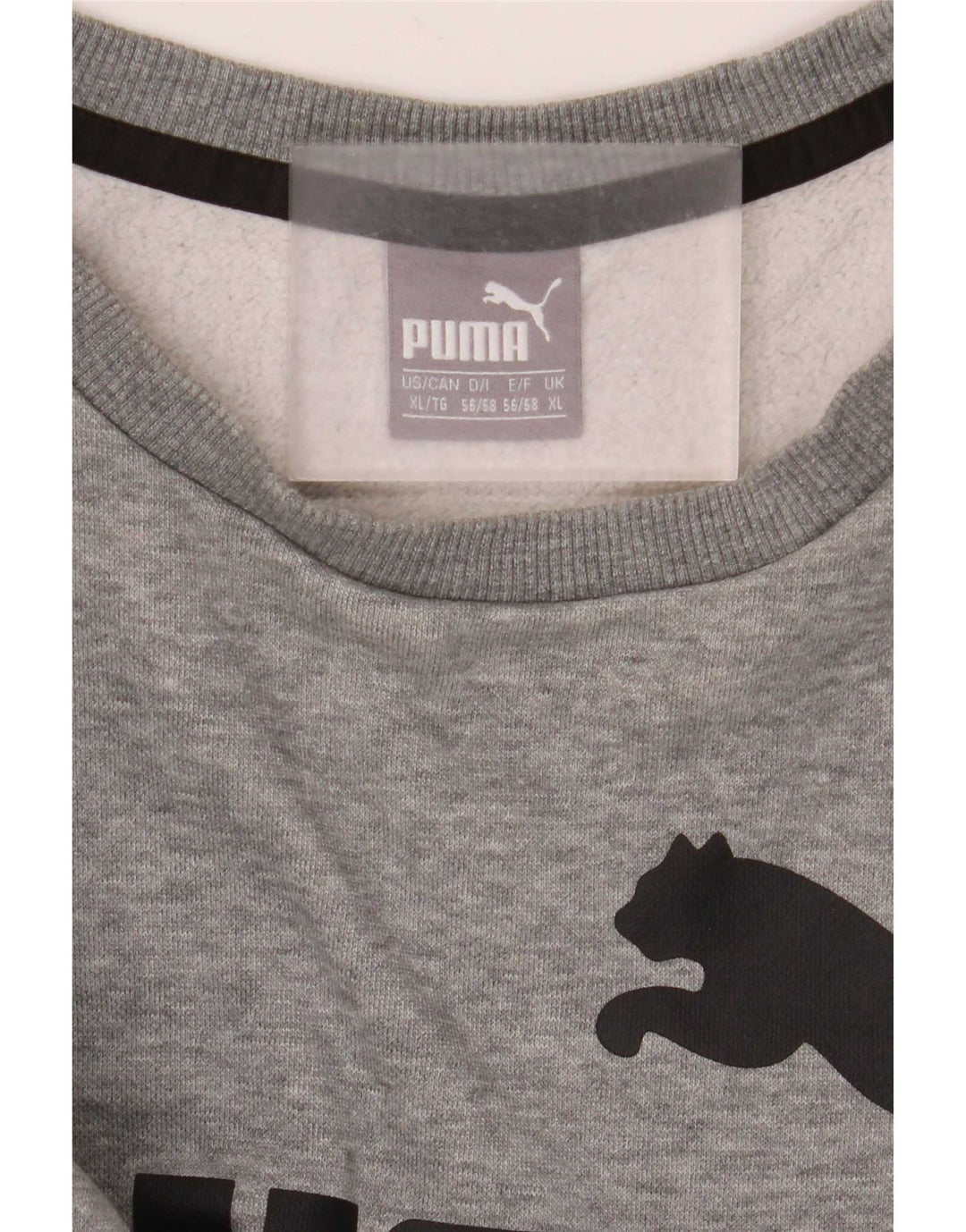 Felpa grafica da uomo Puma Maglione XL Grigio chiazzato