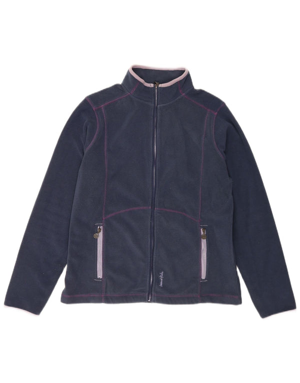Giacca in pile da donna Weird Fish UK 12 poliestere medio blu navy