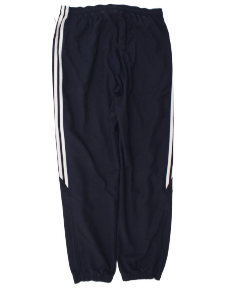 Pantaloni da tuta da uomo Adidas Joggers medi in poliestere blu navy